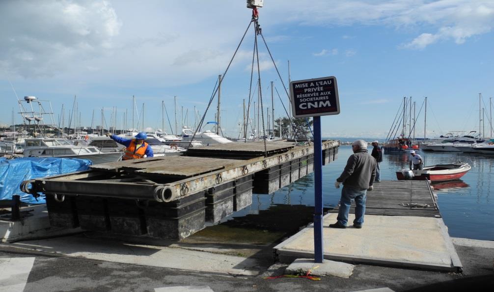 Pose des pannes flottante après rénovation