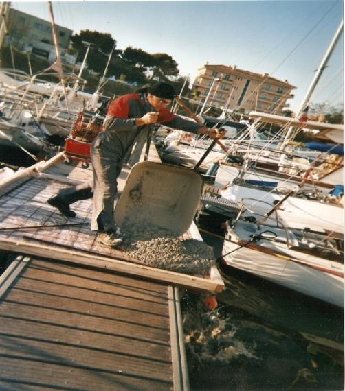 Rénovation des pannes club nautique de Martigues